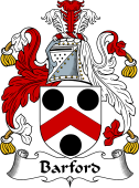English Coat of Arms for Barford or Barfoot