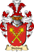 v.23 Coat of Family Arms from Germany for Steding