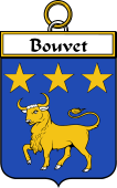French Coat of Arms Badge for Bouvert