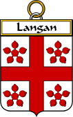 Irish Badge for Langan or O'Longan