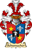 v.23 Coat of Family Arms from Germany for Schumacher