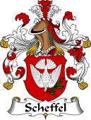 German Wappen Coat of Arms for Scheffel