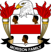 Coat of arms used by the Morison family in the United States of America