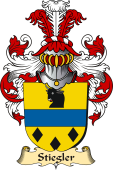 v.23 Coat of Family Arms from Germany for Stiegler