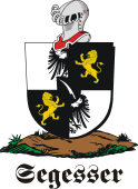 German shield on a mount for Segesser