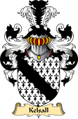 English Coat of Arms (v.23) for the family Kelsall
