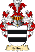 v.23 Coat of Family Arms from Germany for Heffner