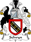 English Coat of Arms for the family Selwyn