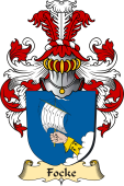 v.23 Coat of Family Arms from Germany for Focke