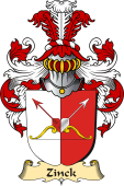 v.23 Coat of Family Arms from Germany for Zinck