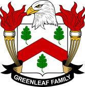 American Coat of Arms for Greenleaf