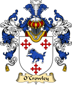 Irish Family Coat of Arms (v.25) O'Crowley or Crouley