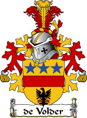 Dutch Coat of Arms for de Volder