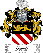 Araldica Italiana Coat of arms used by the Italian family Donati