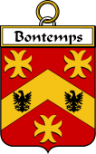 French Coat of Arms Badge for Bontemps