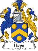 English Coat of Arms for the family Hope