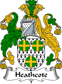 English Coat of Arms for the family Heathcote