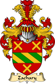 English Coat of Arms (v.23) for the family Zachary