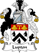 English Coat of Arms for the family Lupton
