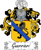 Araldica Italiana Coat of arms used by the Italian family Guerrieri