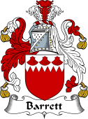 English Coat of Arms for Barrett