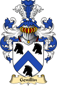 Welsh Family Coat of Arms (v.23) for Genillin (FARCHOG, Caernarfonshire)