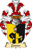 v.23 Coat of Family Arms from Germany for Zinner