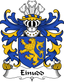 Welsh Coat of Arms for Einudd (GWERNGWY -of Dyffryn Clwyd)