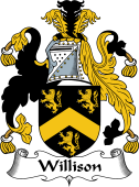 English Coat of Arms for the family Willison
