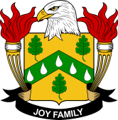 Coat of arms used by the Joy family in the United States of America