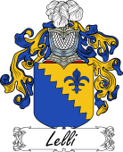 Araldica Italiana Coat of arms used by the Italian family Lelli