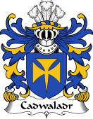 Welsh Coat of Arms for Cadwaladr (FENDIGAID, King of Gwynedd)