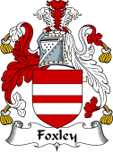 English Coat of Arms for the family Foxley