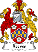 English Coat of Arms for the family Reeves