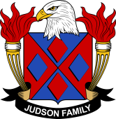 Coat of arms used by the Judson family in the United States of America
