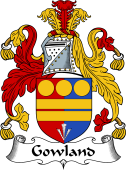 English Coat of Arms for the family Gowland