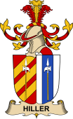 Republic of Austria Coat of Arms for Hiller (de Gärtringen)
