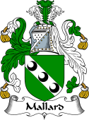 English Coat of Arms for the family Mallard