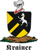 German shield on a mount for Krainer