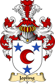 English Coat of Arms (v.23) for the family Jopling