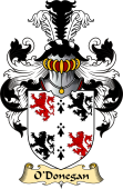 Irish Family Coat of Arms (v.23) for O'Donegan or Donagan