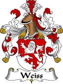 German Wappen Coat of Arms for Weiss