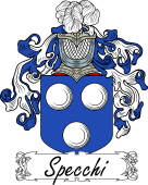 Araldica Italiana Coat of arms used by the Italian family Specchi