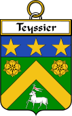 French Coat of Arms Badge for Teyssier