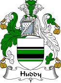 English Coat of Arms for the family Huddy