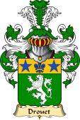 French Family Coat of Arms (v.23) for Drouet