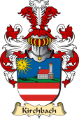 v.23 Coat of Family Arms from Germany for Kirchbach