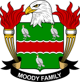 Coat of arms used by the Moody family in the United States of America