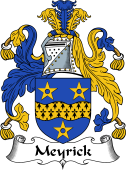English Coat of Arms for the family Meyrick