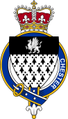 Families of Britain Coat of Arms Badge for: Chester (England)